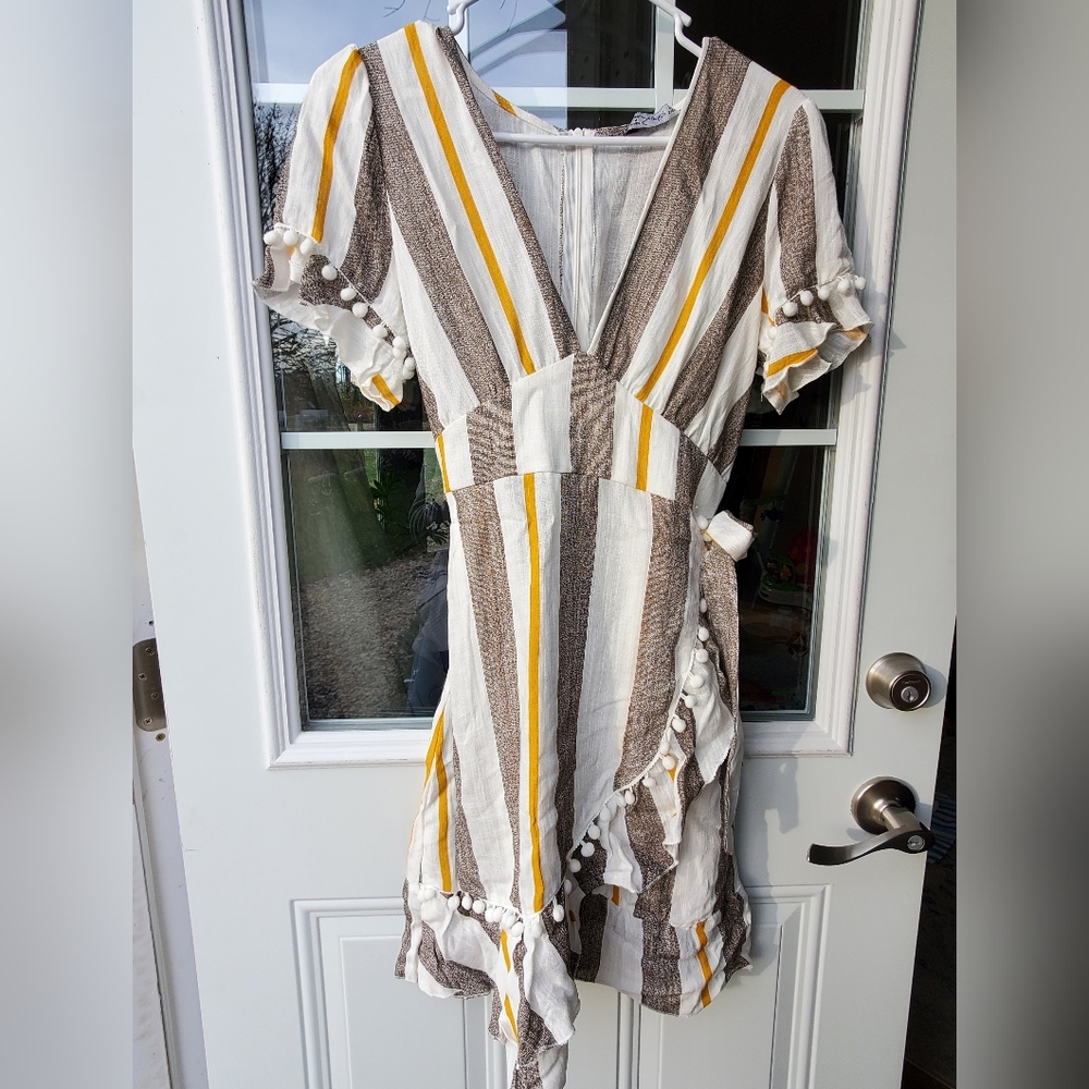 Faux Wrap Dress